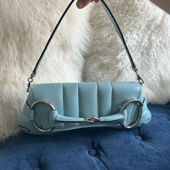 Gucci Leather Horsebit Chain Medium - Picture 4 of 8